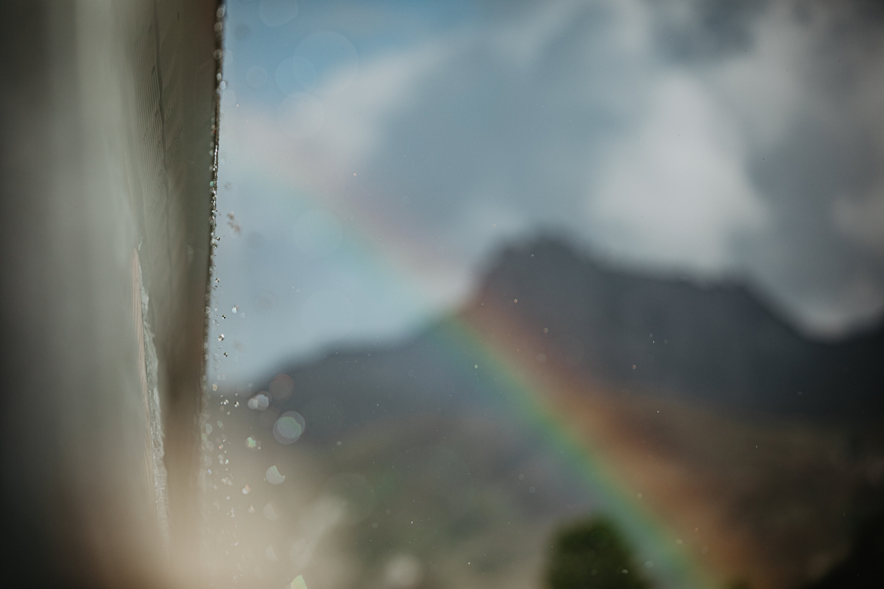 über den Regenbogen